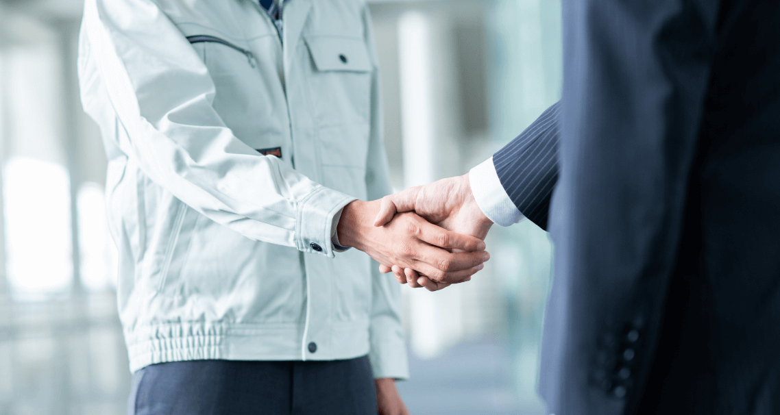 貴社専属の担当者が目標達成に伴走!